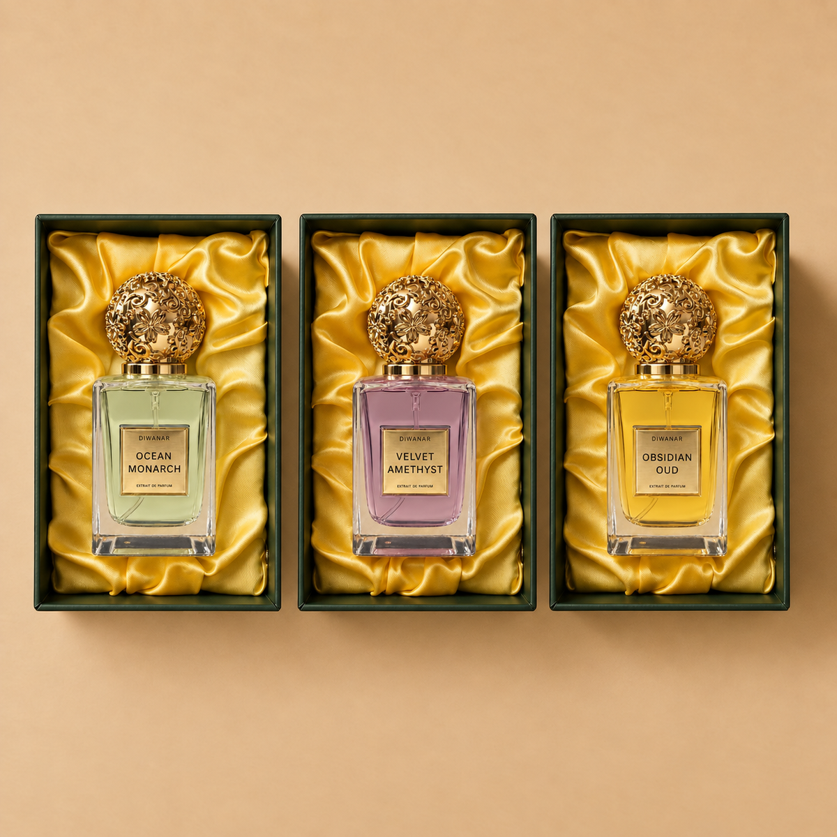 The Diwanar Collection | Luxury Unisex Perfume Set | 3 × 50ml